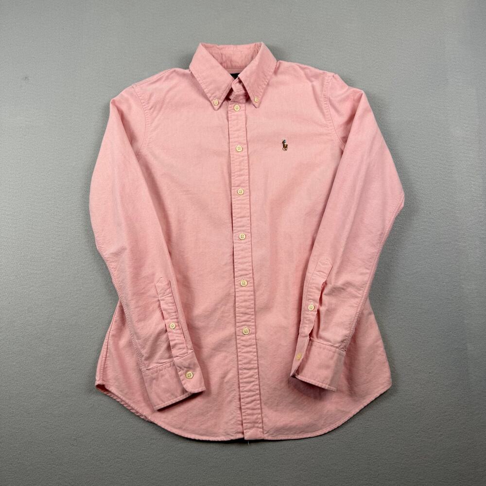 Polo Ralph Lauren Pink Custom Fit Shirt Men’s Small